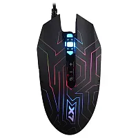 Мышь A4Tech X77 OSCAR NEON MAZE 2400 DPI GAME MOUSE USB BLACK